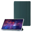 Etui do Samsung Galaxy Tab S9 Ultra, Smartcase Hybrid, z miejscem na rysik, ciemnozielone