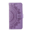 Etui z klapką do Xiaomi Redmi Note 13 Pro 4G / Redmi Note 14S / Poco M6 Pro 4G, Mandala Flower, fioletowe