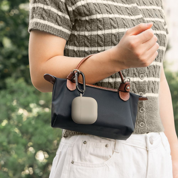 RINGKE Etui na Słuchawki Airpods 4 Silicone, beżowe