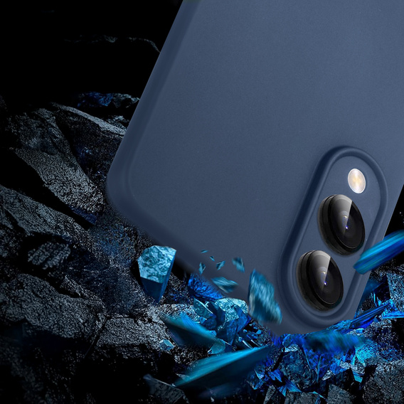 Nakładka Matt TPU do Samsung Galaxy S25 Edge – granatowa