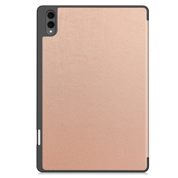 Etui do Samsung Galaxy Tab S11 Ultra, Smartcase z miejscem na rysik, różowe złoto