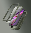 Etui Dexnor do iPhone 13 Pro – magnetyczne, z przesuwaną osłoną aparatu - zielone