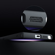 Zestaw Etui ERBORD do Samsung Galaxy S24 Ultra, Matte Case, do MagSafe, czarne + 2x Szkło