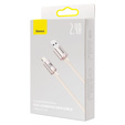 Baseus Crystal Shine kabel USB-A USB-Lightning 1,2 m 2,4 A - Różowy