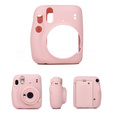 Etui do Fujifilm Instax Mini 11, silikonowe, różowe