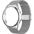 Etui z folią ochronną + Bransoleta Milanese do Huawei Watch 3 46mm, Silver