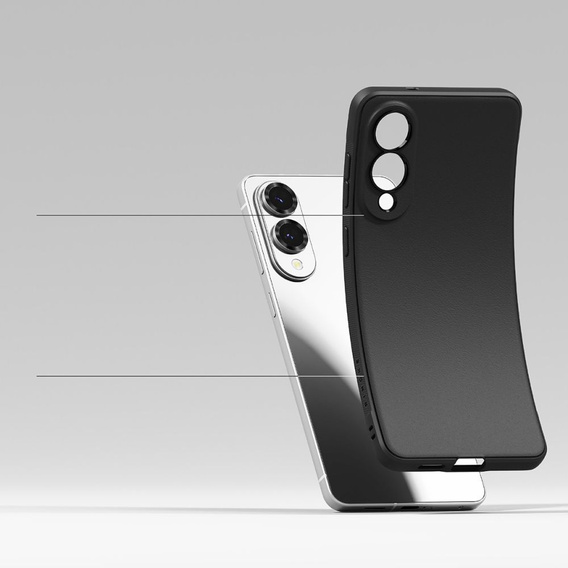 Etui Ringke Onyx do Samsung Galaxy S25 Edge + Szkło Hartowane 9H – Czarne