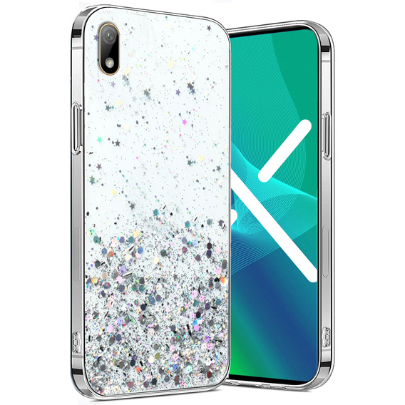 Etui do Huawei Y5 2019, Glittery, przezroczyste