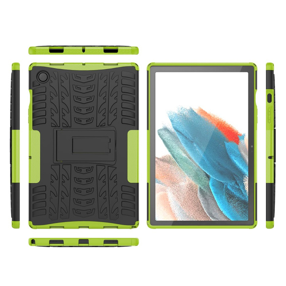 Etui do Samsung Galaxy Tab A8 10.5, Tire Armor, zielone