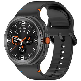 Pasek Silikonowy do Samsung Galaxy Watch 8 / 8 Classic, Czarny