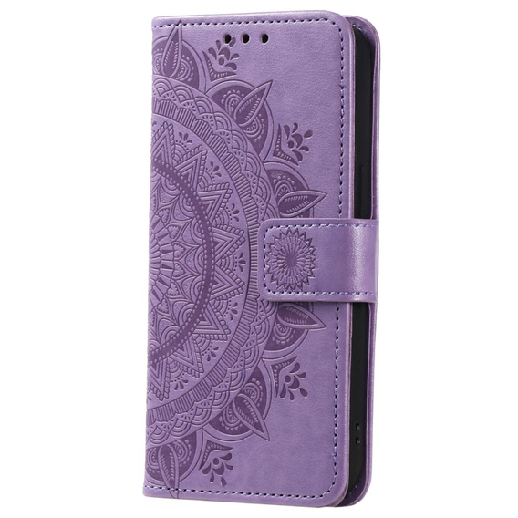 Etui z klapką do Samsung Galaxy A35 5G, Mandala, fioletowe