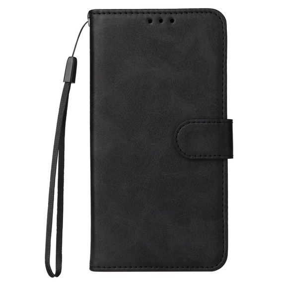 Etui z klapką do Samsung Galaxy A34 5G, Leather Wallet, czarne