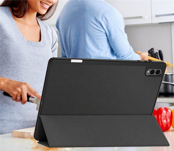 Etui do Samsung Galaxy Tab S11 Ultra, Smartcase z miejscem na rysik, czarne