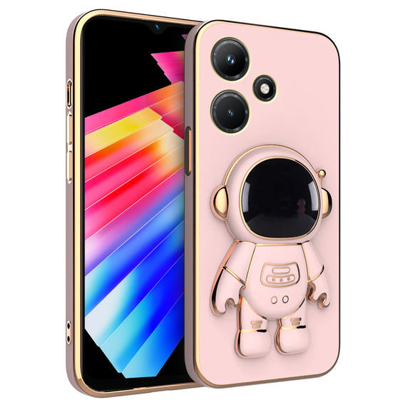 Etui do Infinix Hot 30i, Astronaut, różowe