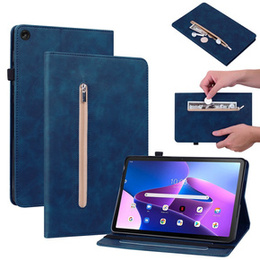 Etui do Lenovo Tab M10 10.1 Gen 3, Wallet Pen Slot, niebieskie