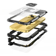Etui Wodoodporne IP68 do iPhone 15, SHELLBOX MagSafe, czarne