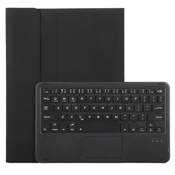 Etui z klawiaturą do iPad Pro 11" 2024 (5 gen.), Leather Pen Slot TouchPad, czarne