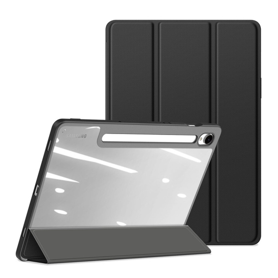 Etui do Samsung Galaxy Tab S10 Lite / S10 FE / S9 FE, Dux Ducis TOBY, czarne