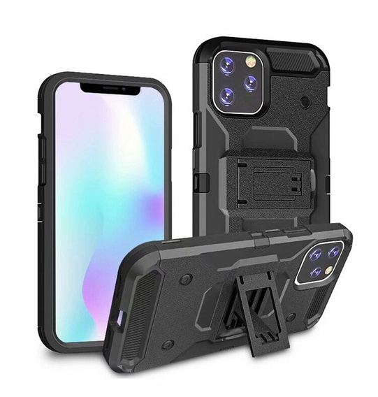 Etui ERBORD SHOCK do iPhone 11 Pro Max - Carbon Black