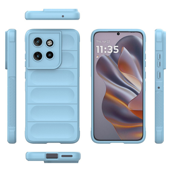 Etui do Motorola Edge 50 Neo / Motorola ThinkPhone 25, Gaming Shockproof, niebieskie