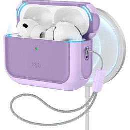 ESR Etui na słuchawki Airpods Pro 3, Orbit Halolock MagSafe, lavender