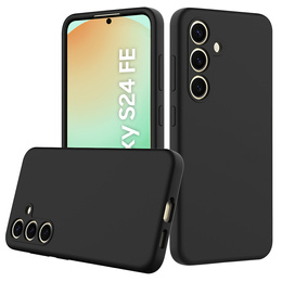 Etui do Samsung Galaxy S24 FE, Silicone MagSafe, czarne