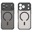 Etui do iPhone 17 Pro Max, do MagSafe, matowe z ochroną aparatów, czarne