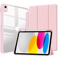 Etui do iPad 11" 2025 A16 (11 gen.) / iPad 10.9" 2022 (10 gen.), Smartcase Hybrid, z miejscem na rysik, różowe