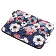 Etui na Laptopa 13" z Motywem Akwarelowych Kwiatów - Niebieskie