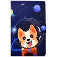 Etui do Lenovo Tab M10 Plus 10.6 Gen 3 TB-125F TB-128F, Stand Case Card Slot, astronaut dog