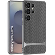 Etui do Samsung Galaxy S25 Ultra, GKK Woven Leather, szare