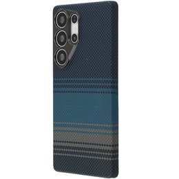 Etui do Samsung Galaxy S25 Ultra – magnetyczne z włókna aramidowego, niebieskie