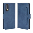 Etui z klapką do Realme 7, Card Slot, niebieskie