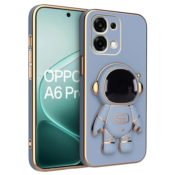 Etui do Oppo A6 Pro 5G, Astronaut, niebieskie