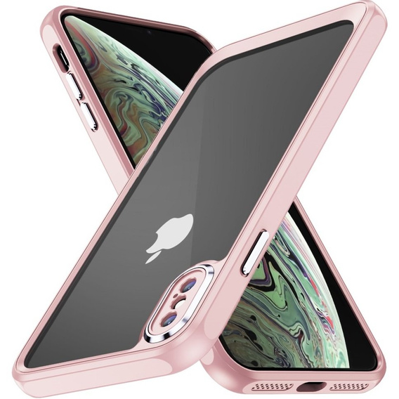 Etui do iPhone XS Max, ERBORD Impact Guard, różowe