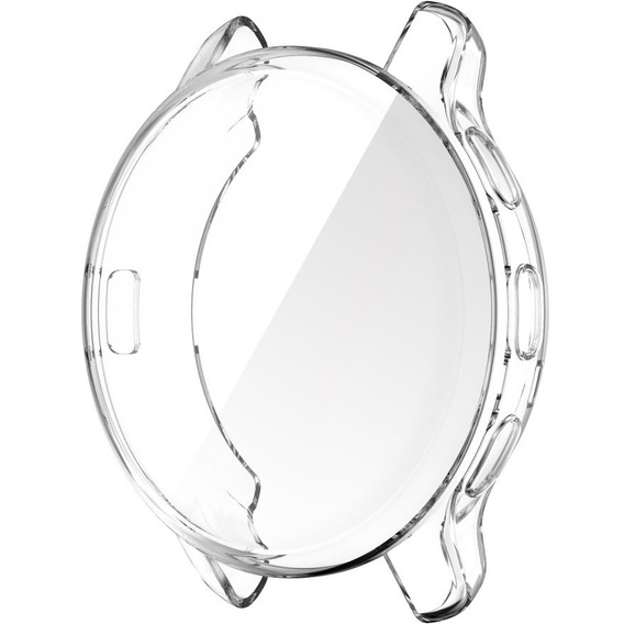 2w1 Etui z Osłoną Silikonową na ekran do Garmin Venu 2 Plus, Przezroczyste