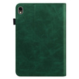 Etui do Samsung Galaxy Tab S10 Lite / S10 FE / S9 FE / S9, Classic, z miejscem na rysik, zielone