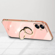 Etui do Realme C55, Electro Ring, różowe rose gold