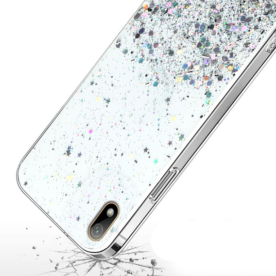 Etui do Huawei Y5 2019, Glittery, przezroczyste