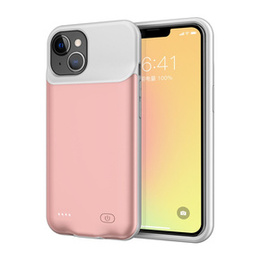 Etui z Baterią 6000mAh do iPhone 13 Mini, Rose Gold