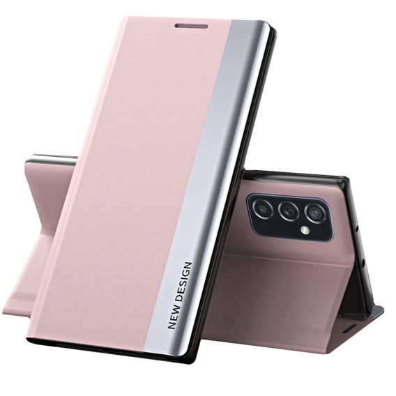 Etui z klapką do Samsung Galaxy M23 5G / M13, Side Magnetic, różowe