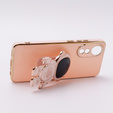 Etui do Oppo A78 4G, Astronaut, różowe rose gold