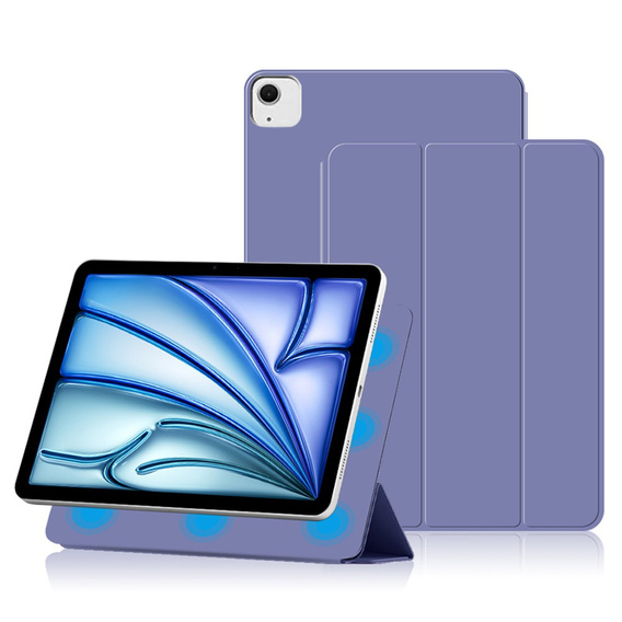 Etui do iPad Air 13" 2025/2024 (7/6 gen.), Magnetic smartcase, fioletowe