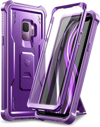 Etui pancerne do Samsung Galaxy S9, Dexnor Full Body, fioletowe