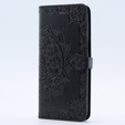 Etui z klapką do Motorola Moto G54 5G, Mandala, czarne