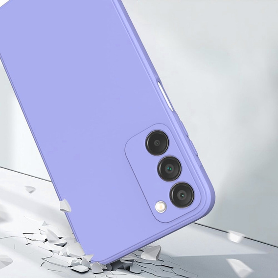 Etui do Samsung Galaxy S23 Plus, Silicone Lite, fioletowe