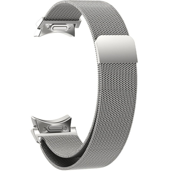 Bransoleta do Samsung Galaxy Watch 4/5/6/7/FE 40/42/43/44/45/46/47mm, Srebrna