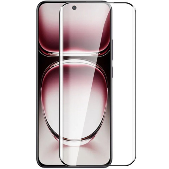 Szkło Hartowane 3D do Oppo Reno 12, czarna ramka