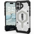 Etui Urban Armor Gear do iPhone 17, Pathfinder MagSafe, ice/silver