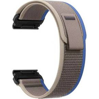 Pasek Nylonowy QuickFit do Garmin 26mm, Szary / Niebieski